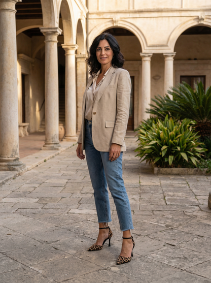 Cielo – Décolleté Celeste con Pelle Morbida