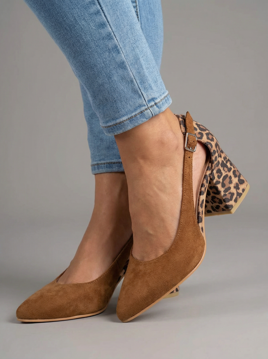 Venezia Classico – Slingback con Tacco Animalier