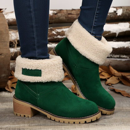 Stivaletto Almira Winter con tacco e design 2-in-1