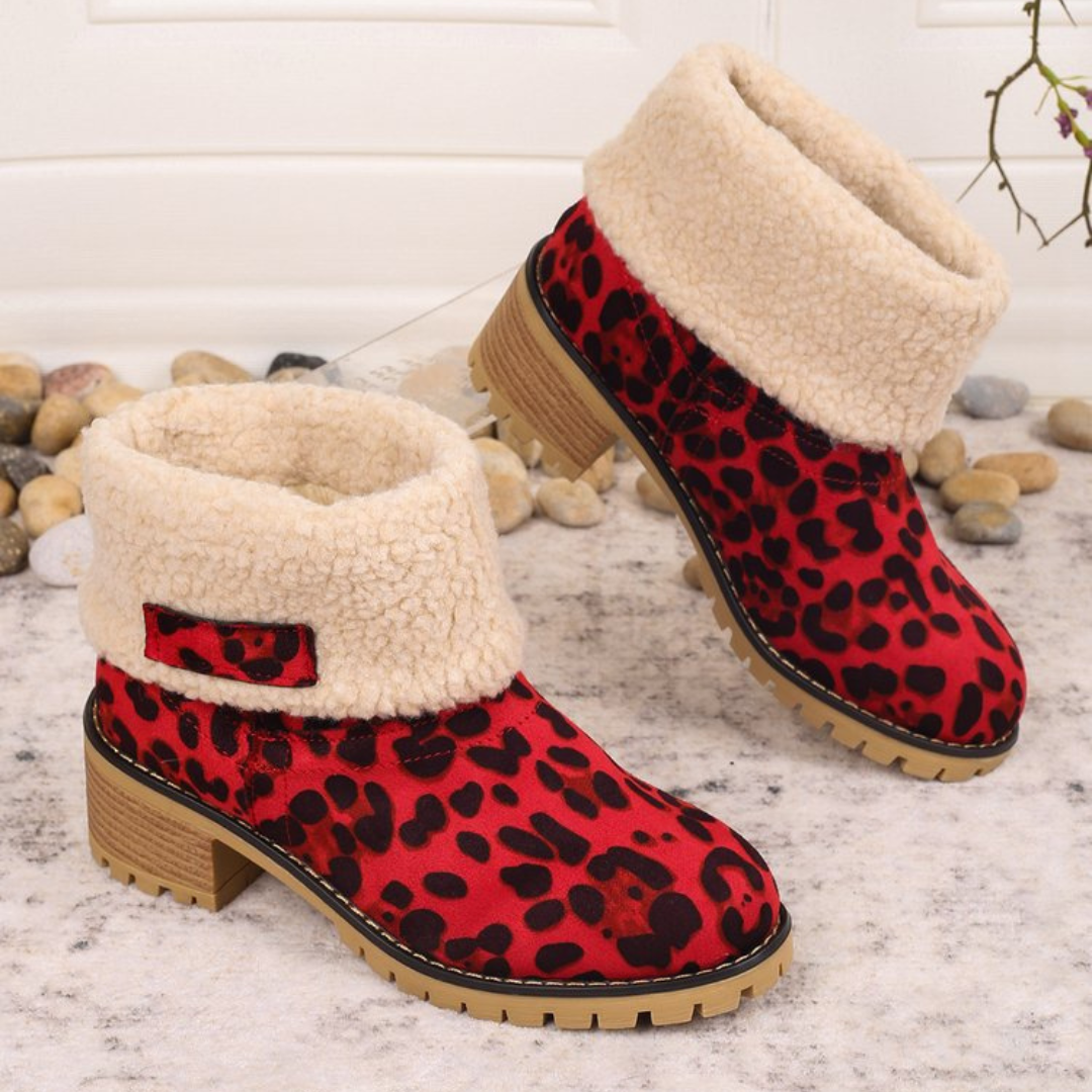 Stivaletto Almira Winter con tacco e design 2-in-1