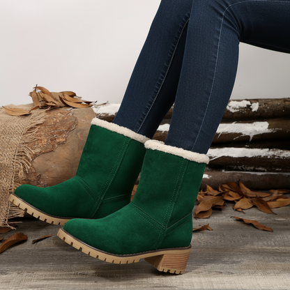 Stivaletto Almira Winter con tacco e design 2-in-1