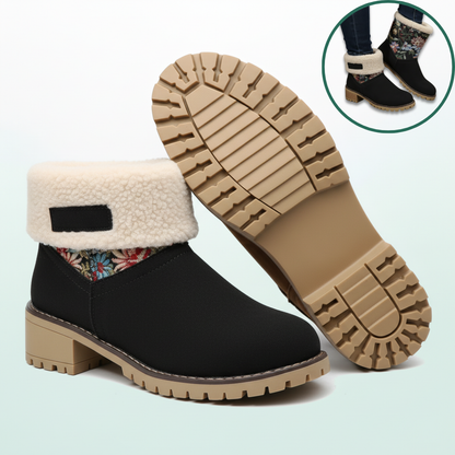 Stivaletto Almira Winter con tacco e design 2-in-1