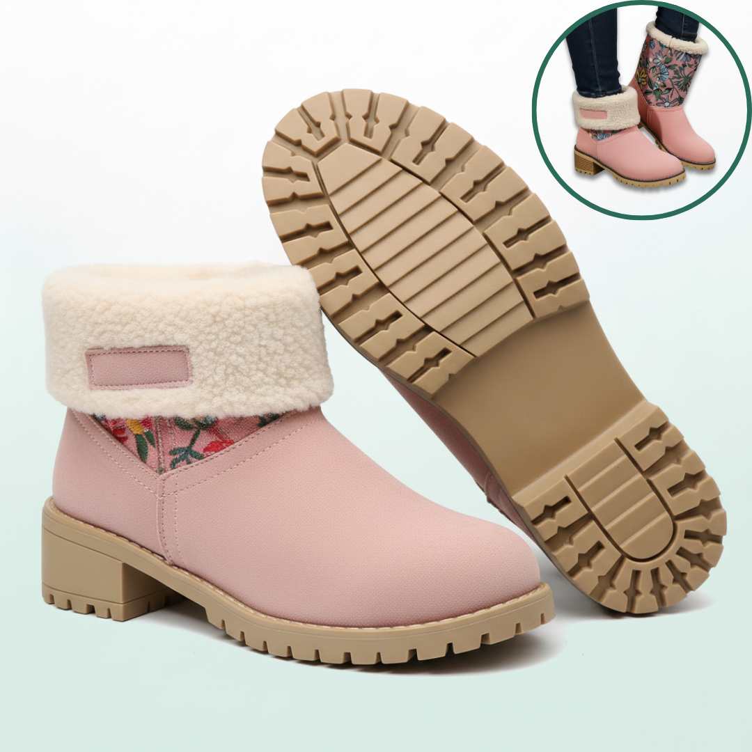 Stivaletto Almira Winter con tacco e design 2-in-1